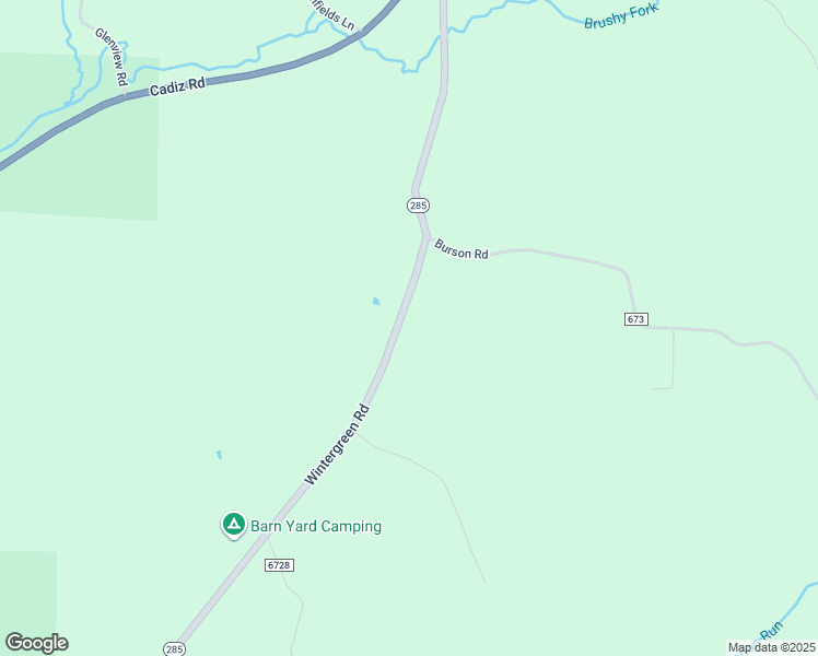 map of restaurants, bars, coffee shops, grocery stores, and more near 68532 Wintergreen Road in Lore City