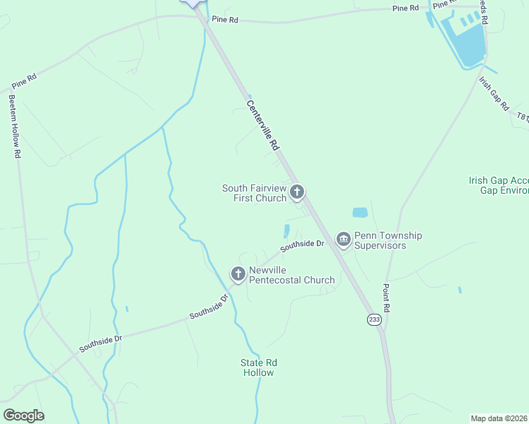 map of restaurants, bars, coffee shops, grocery stores, and more near 1172 Centerville Rd in Newville