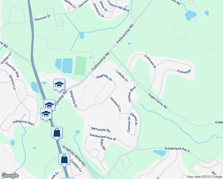 map of restaurants, bars, coffee shops, grocery stores, and more near 155 Magnolia Drive in Chester Springs