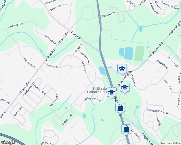 map of restaurants, bars, coffee shops, grocery stores, and more near 906 Bennett Court in Chester Springs