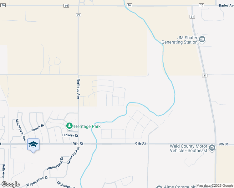 map of restaurants, bars, coffee shops, grocery stores, and more near 14th Street in Fort Lupton