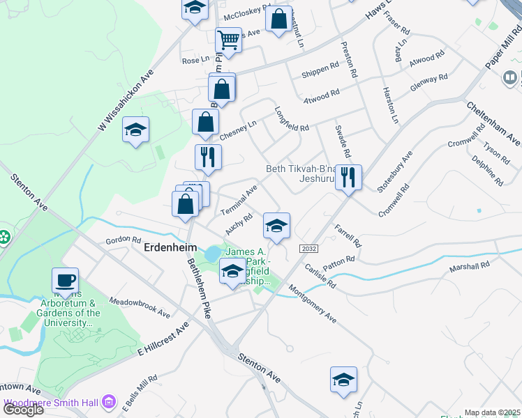 210 Yeakel Avenue, Erdenheim PA Walk Score