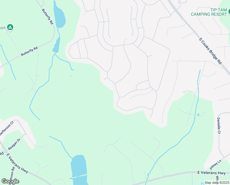 map of restaurants, bars, coffee shops, grocery stores, and more near 65 Barton Creek Road in Jackson Township