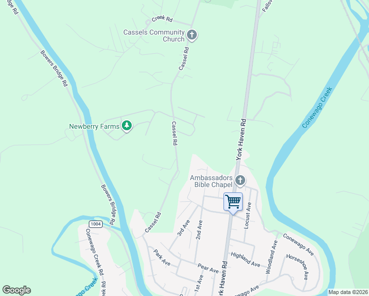 map of restaurants, bars, coffee shops, grocery stores, and more near 820 Cassel Rd in Manchester