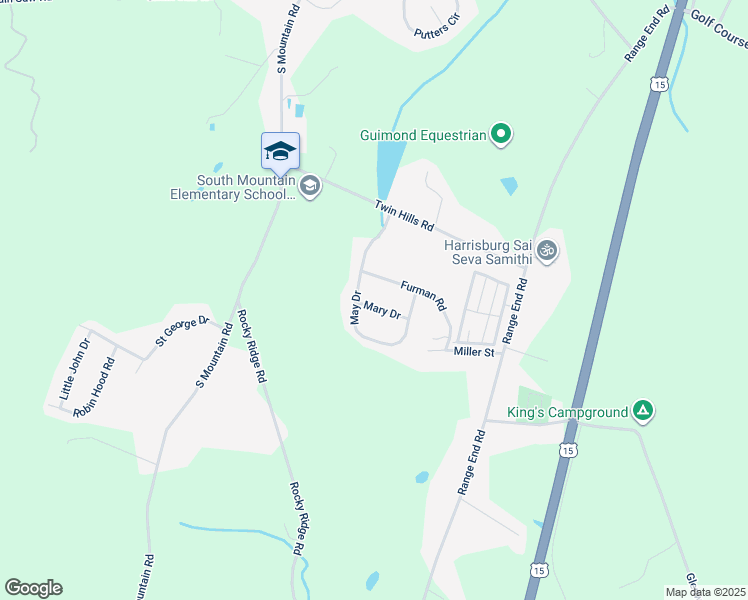 map of restaurants, bars, coffee shops, grocery stores, and more near 7 Mary Drive in Dillsburg