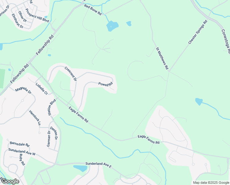 map of restaurants, bars, coffee shops, grocery stores, and more near 4012 Trillium Way in Chester Springs