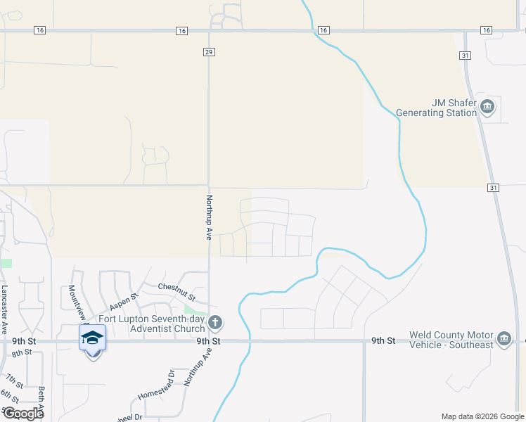 map of restaurants, bars, coffee shops, grocery stores, and more near 1901 14th Street in Fort Lupton