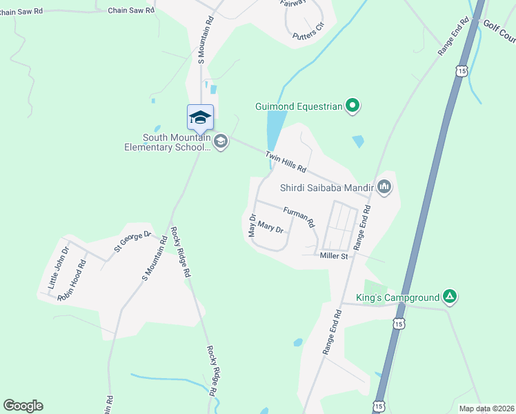 map of restaurants, bars, coffee shops, grocery stores, and more near 2 Furman Road in Dillsburg