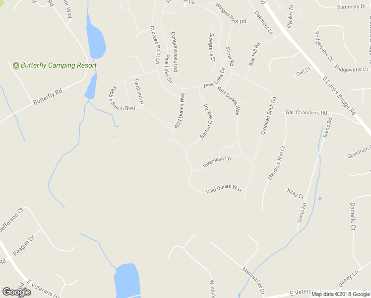 map of restaurants, bars, coffee shops, grocery stores, and more near 62 Barton Creek Road in Jackson