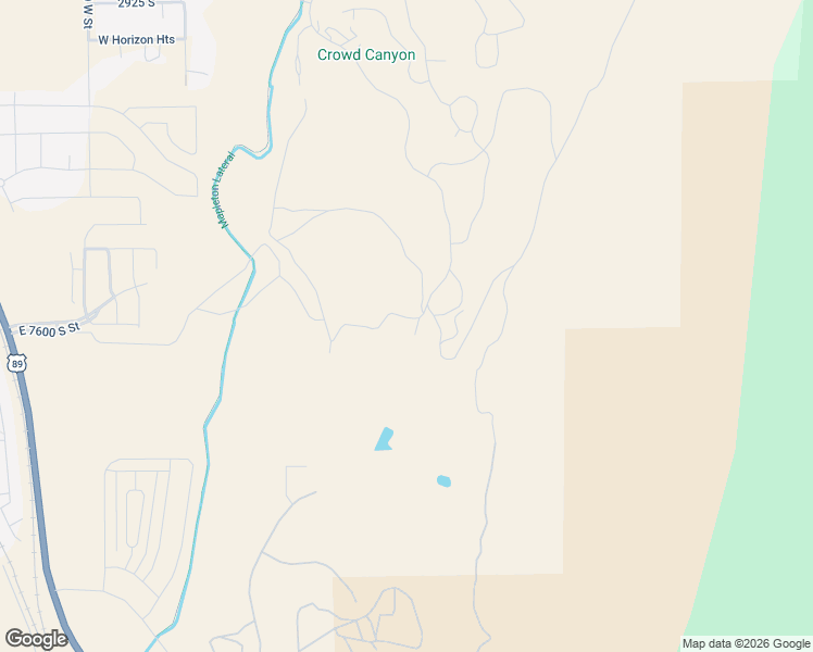 map of restaurants, bars, coffee shops, grocery stores, and more near 318 South Mapleton Estates Drive in Mapleton