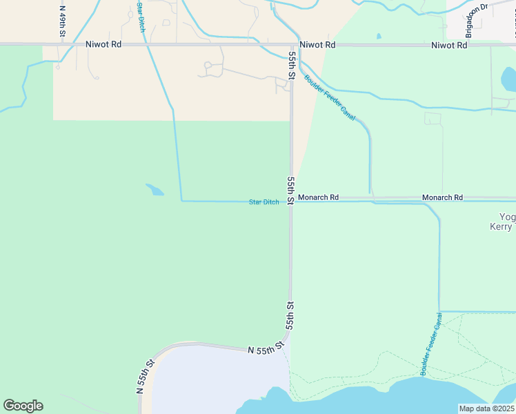 map of restaurants, bars, coffee shops, grocery stores, and more near 6559 55th Street in Longmont