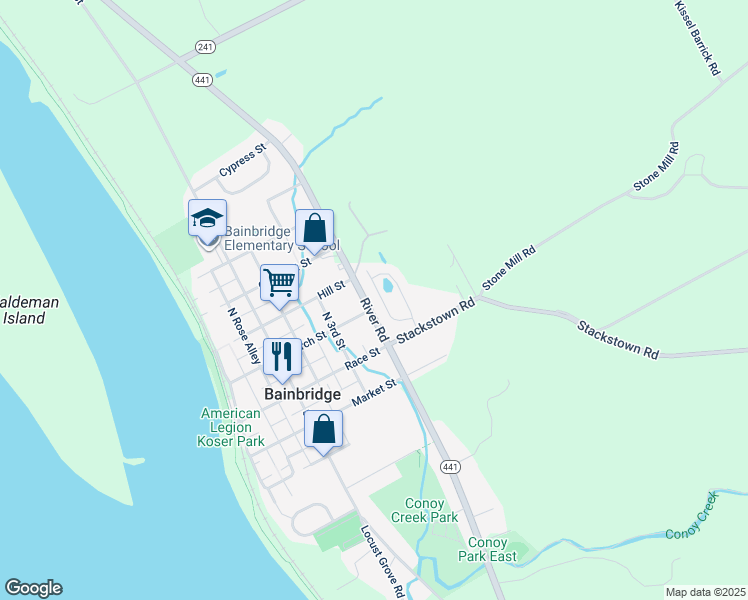 map of restaurants, bars, coffee shops, grocery stores, and more near 111 Skipjack in Lancaster