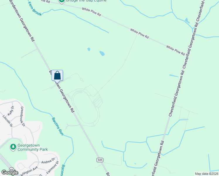 map of restaurants, bars, coffee shops, grocery stores, and more near in Chesterfield Township