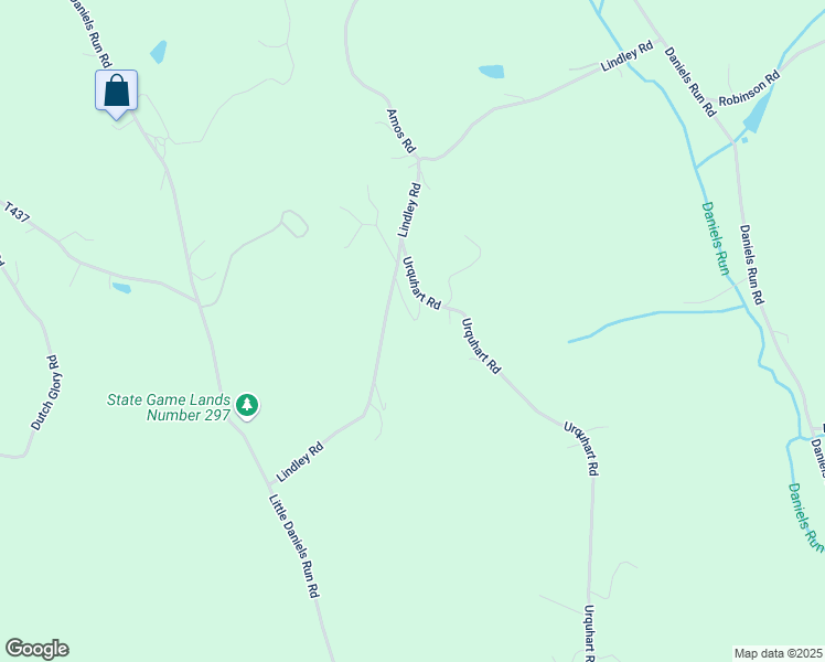 map of restaurants, bars, coffee shops, grocery stores, and more near 365 Urquhart Road in Scenery Hill