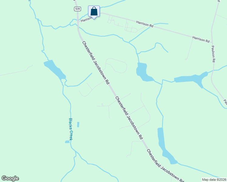 map of restaurants, bars, coffee shops, grocery stores, and more near 385 County Road 528 in Wrightstown