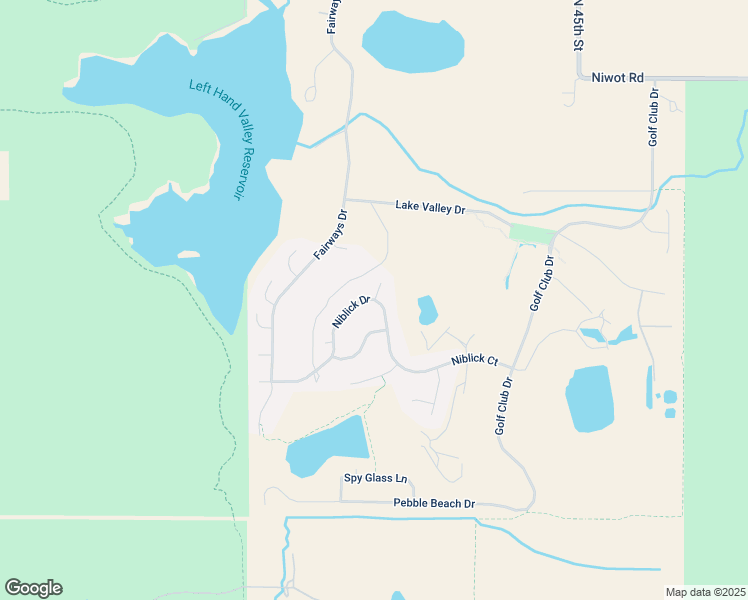 map of restaurants, bars, coffee shops, grocery stores, and more near 4098 Niblick Drive in Longmont