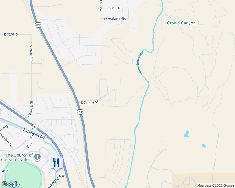 map of restaurants, bars, coffee shops, grocery stores, and more near 4011 South Woodland Avenue in Mapleton