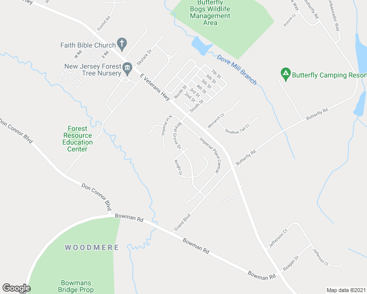 map of restaurants, bars, coffee shops, grocery stores, and more near 6 Noble Court in Jackson Township