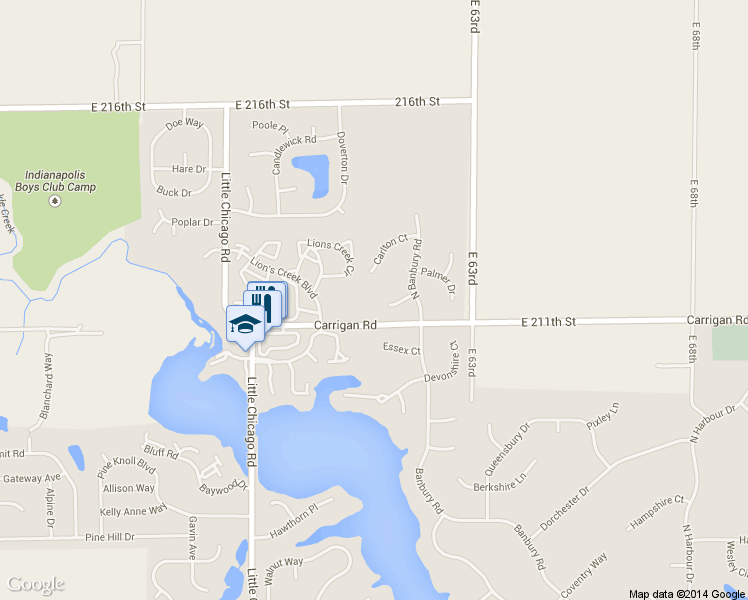 map of restaurants, bars, coffee shops, grocery stores, and more near 406 Buntin Court in Noblesville