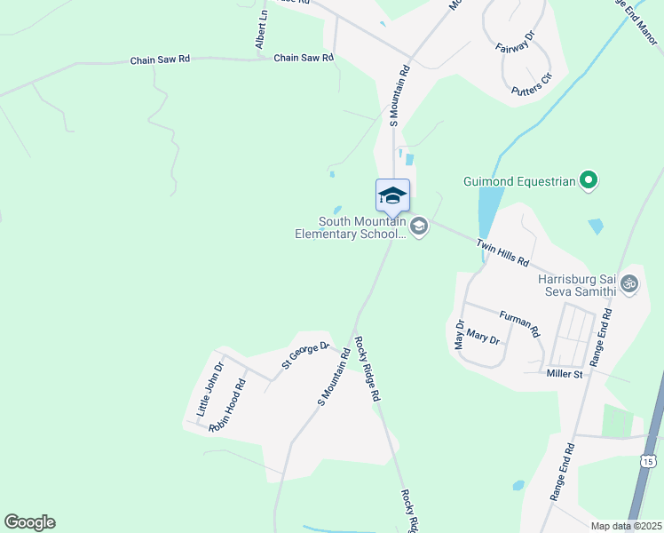 map of restaurants, bars, coffee shops, grocery stores, and more near 718 South Mountain Road in Dillsburg