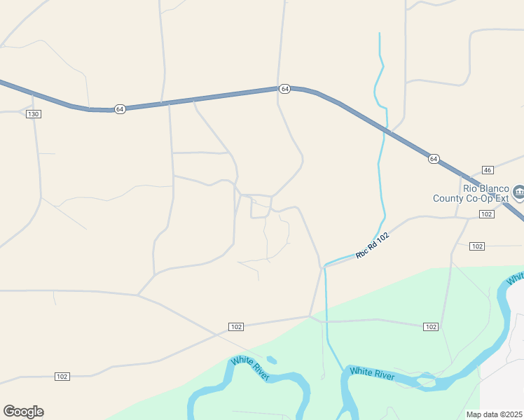 map of restaurants, bars, coffee shops, grocery stores, and more near Unnamed Road in Rangely