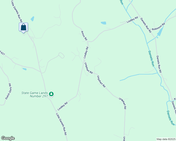 map of restaurants, bars, coffee shops, grocery stores, and more near 365 Urquhart Road in Scenery Hill