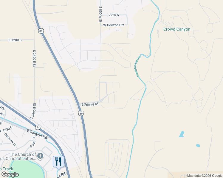 map of restaurants, bars, coffee shops, grocery stores, and more near in Springville