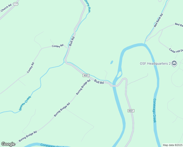 map of restaurants, bars, coffee shops, grocery stores, and more near 7191 Bull Road in Lewisberry