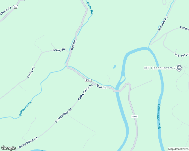 map of restaurants, bars, coffee shops, grocery stores, and more near 7191 Bull Road in Lewisberry