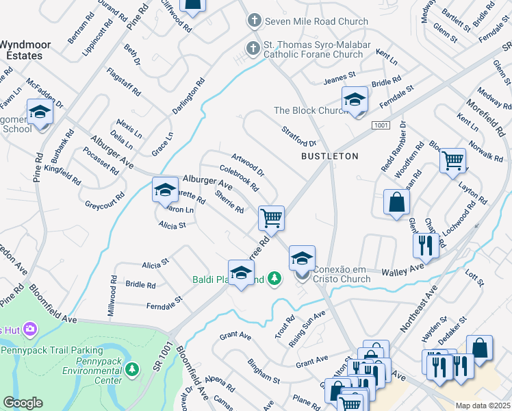 map of restaurants, bars, coffee shops, grocery stores, and more near 737 Alburger Avenue in Philadelphia