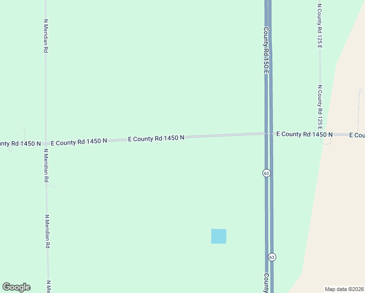 map of restaurants, bars, coffee shops, grocery stores, and more near 637 East County Road 1450 North in Perrysville