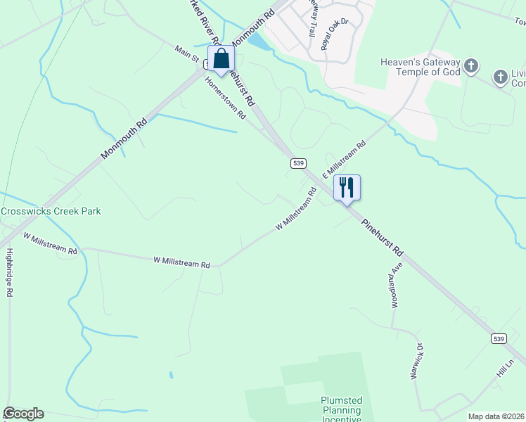 map of restaurants, bars, coffee shops, grocery stores, and more near 7 Cherry Tree Lane in Plumsted