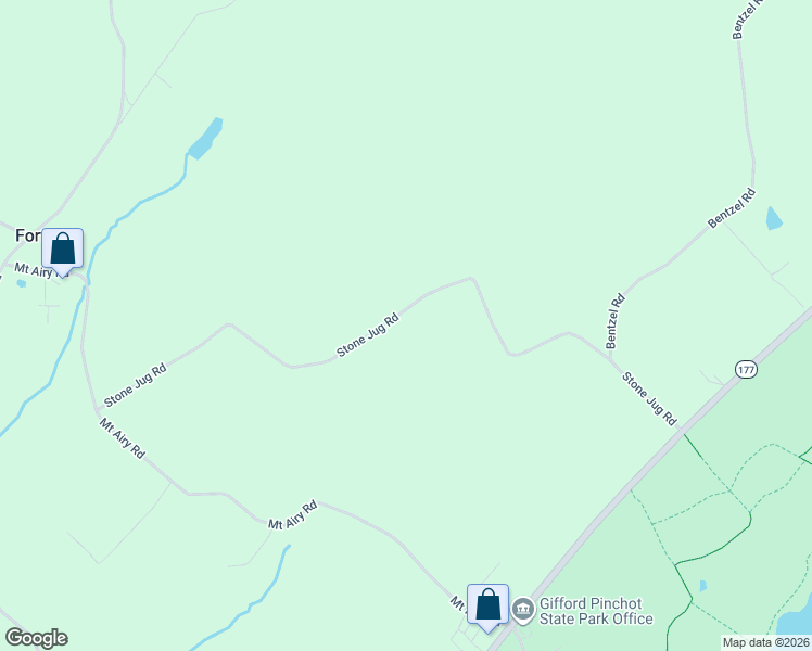 map of restaurants, bars, coffee shops, grocery stores, and more near 400 Stone Jug Road in Lewisberry