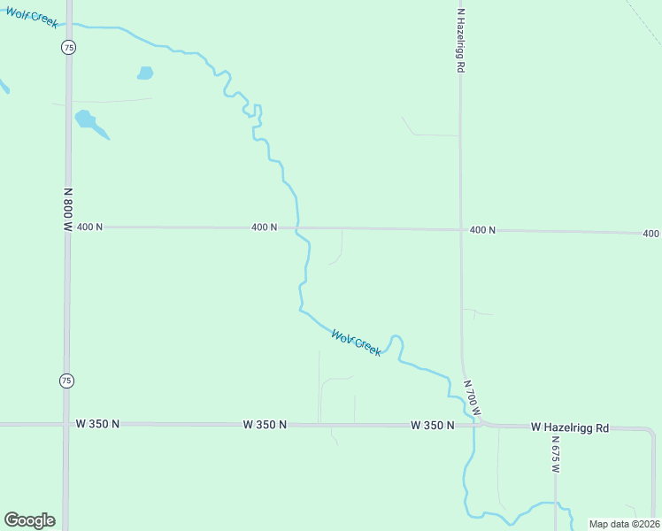 map of restaurants, bars, coffee shops, grocery stores, and more near 7369 400 North in Thorntown