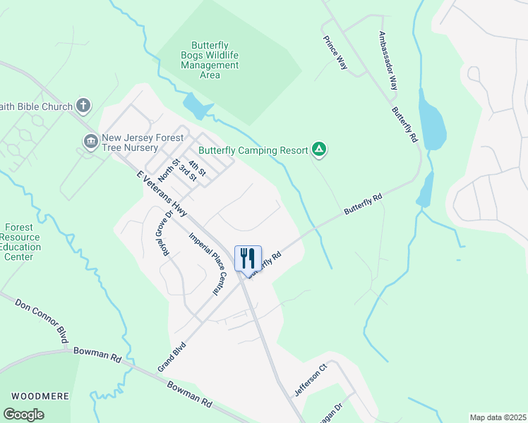 map of restaurants, bars, coffee shops, grocery stores, and more near 10 Swallow Tail Court in Jackson Township