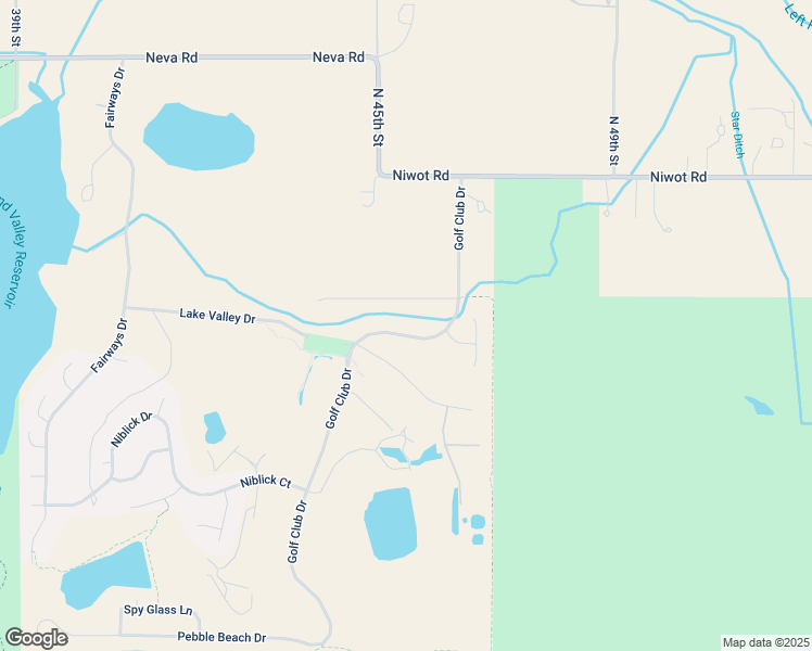 map of restaurants, bars, coffee shops, grocery stores, and more near 6755 Golf Club Drive in Longmont