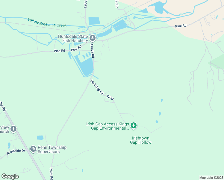 map of restaurants, bars, coffee shops, grocery stores, and more near 26 Irish Gap Road in Newville