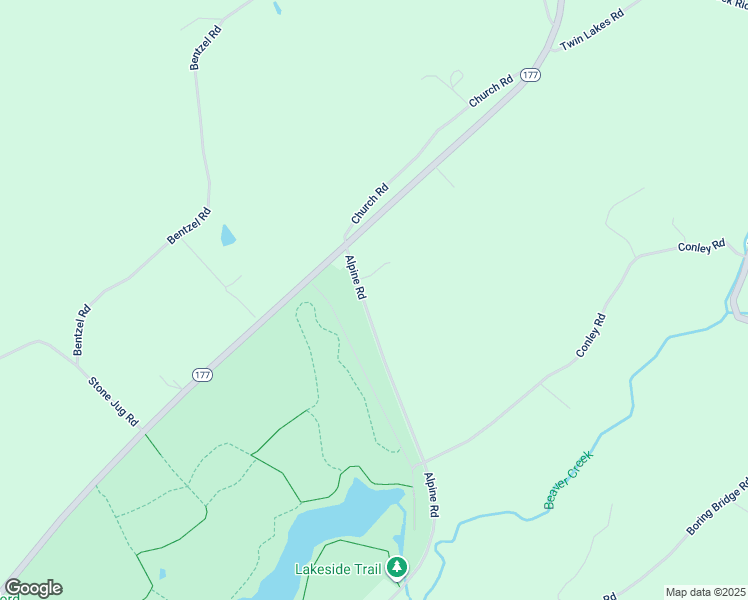 map of restaurants, bars, coffee shops, grocery stores, and more near 65 Alpine Rd in Lewisberry