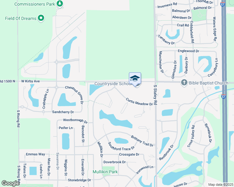 map of restaurants, bars, coffee shops, grocery stores, and more near in Champaign