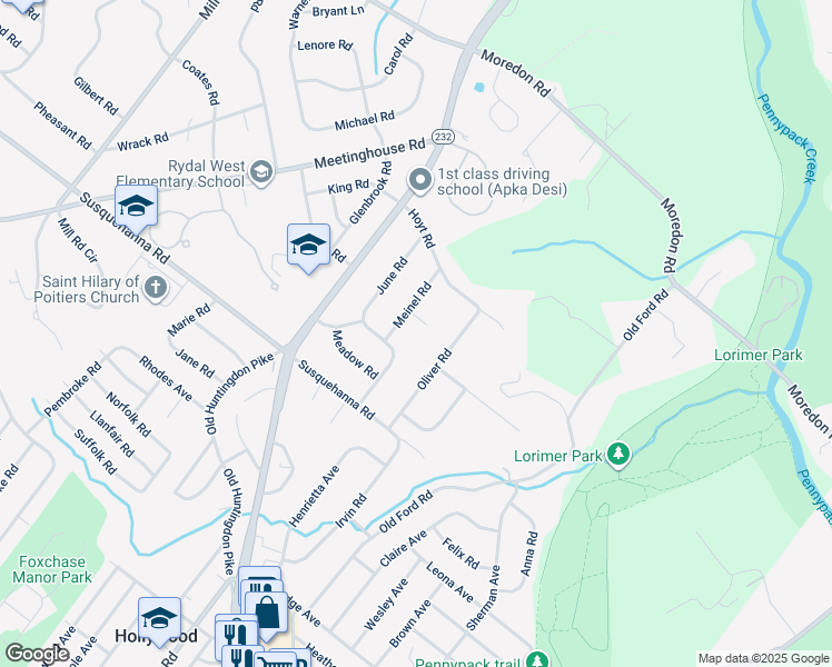 map of restaurants, bars, coffee shops, grocery stores, and more near 548 Stonewell Court in Montgomery County