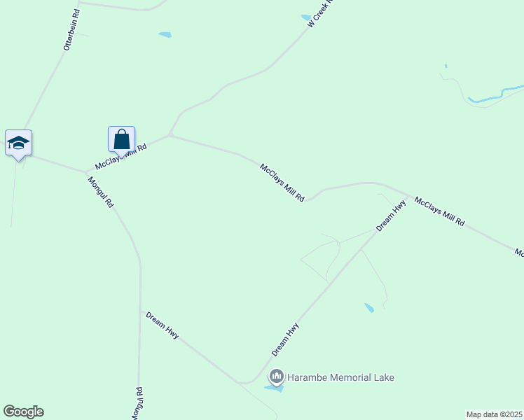 map of restaurants, bars, coffee shops, grocery stores, and more near 5632 McClays Mill Road in Newburg