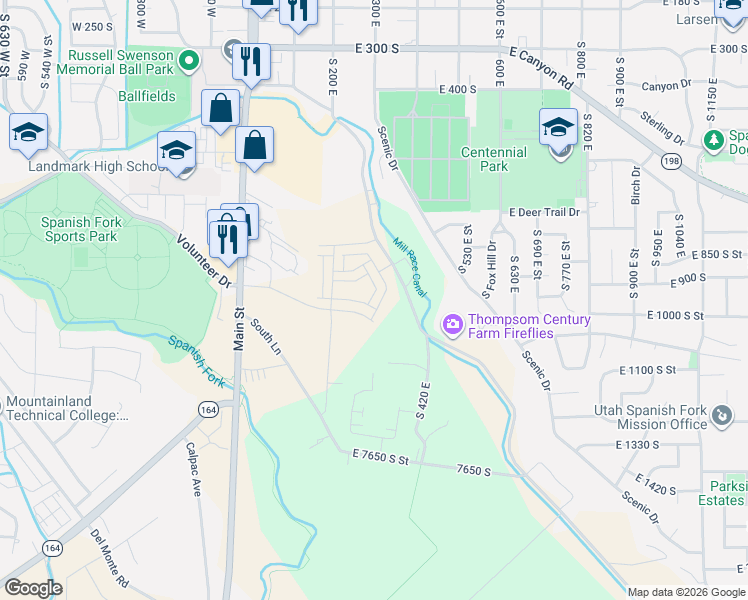 map of restaurants, bars, coffee shops, grocery stores, and more near 944 South State Road in Salem