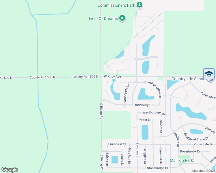 map of restaurants, bars, coffee shops, grocery stores, and more near 1606 Sandcherry Court in Champaign
