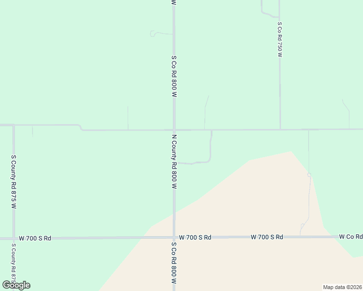 map of restaurants, bars, coffee shops, grocery stores, and more near 10501-10803 South Co Road 800 West in Daleville