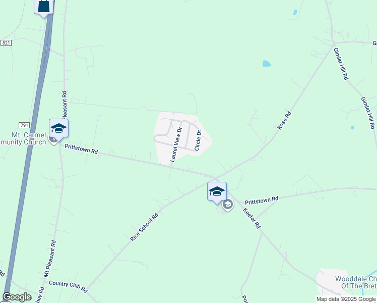map of restaurants, bars, coffee shops, grocery stores, and more near 238 Circle Drive in Mount Pleasant