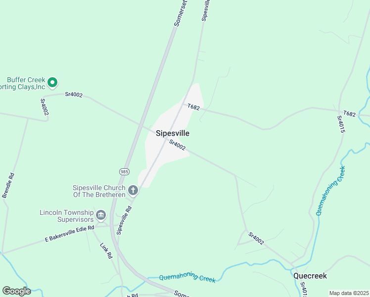 map of restaurants, bars, coffee shops, grocery stores, and more near 1036 Sr4002 in Sipesville