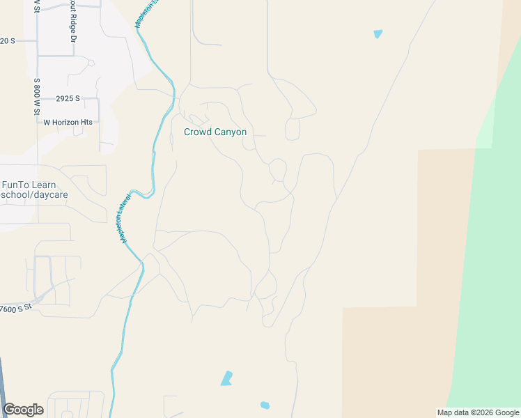 map of restaurants, bars, coffee shops, grocery stores, and more near 3617 South Mapleton Estates Drive in Mapleton
