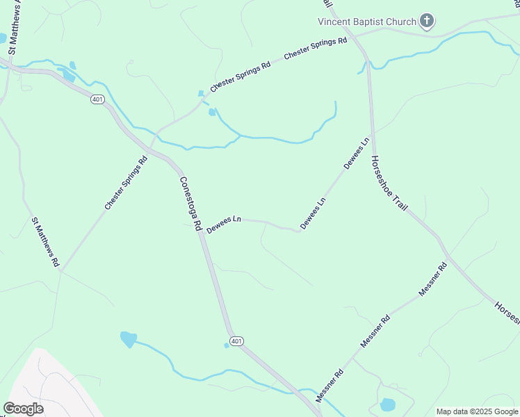 map of restaurants, bars, coffee shops, grocery stores, and more near 943 Dewees Lane in Chester Springs