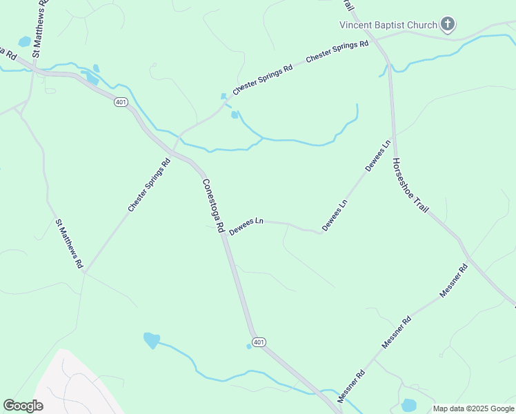 map of restaurants, bars, coffee shops, grocery stores, and more near 929 Dewees Lane in Chester Springs