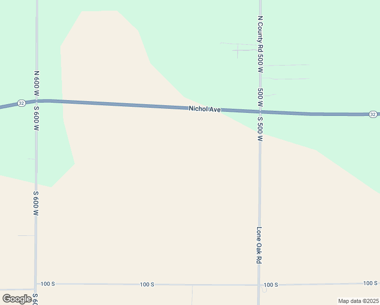 map of restaurants, bars, coffee shops, grocery stores, and more near 5249 Indiana 32 in Anderson